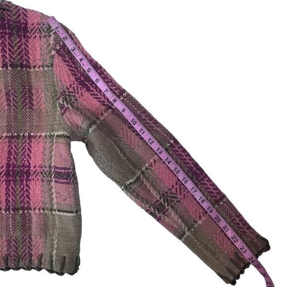 Sandy Starkman PINK Plaid Blazer Jacket - Picture 12 of 13